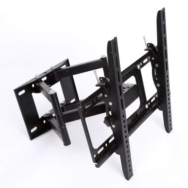 Frackson Dual Arm Full Motion Tilt Wall Mount Bracket for 32-55 Inch LCD LED Plasma TVs