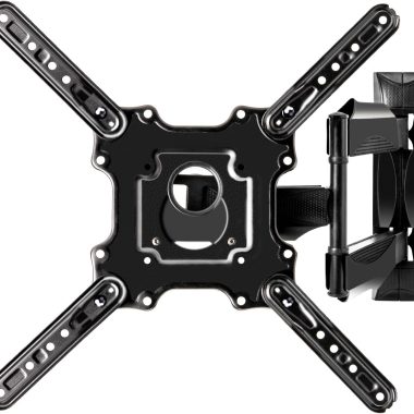 Articulating Full Motion 32-60 Inch TV Wall Mount Bracket, Extend Swivel Tilt, Up to 77 lbs, VESA 400x400
