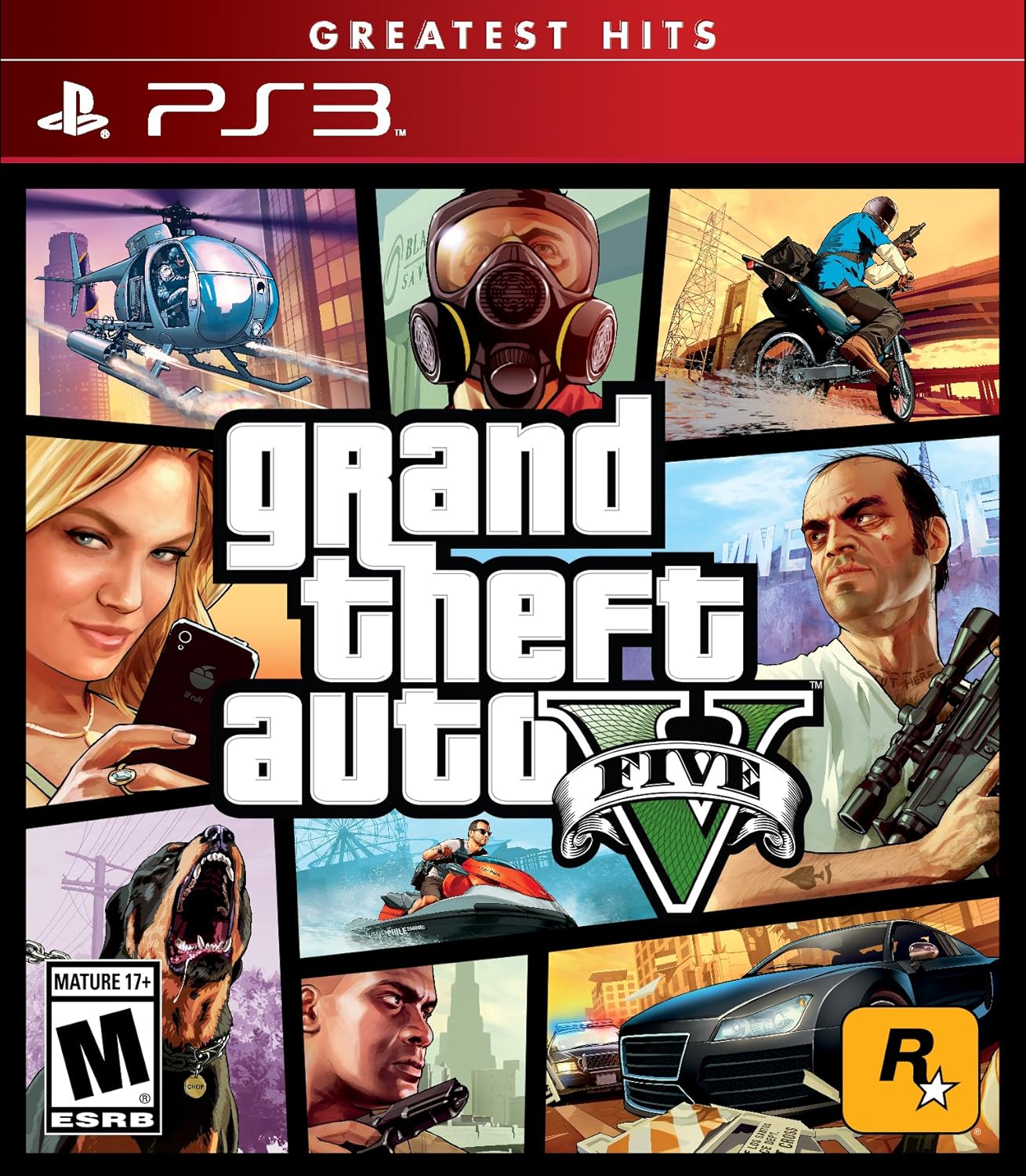Grand Theft Auto V PS3 Game - Used, Standard Edition