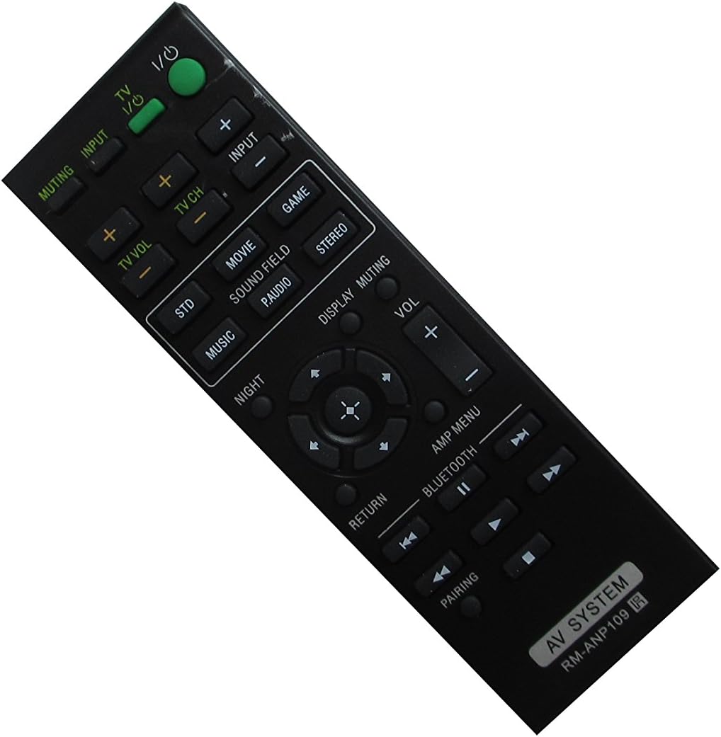 HCDZ Replacement Remote Control for Sony 2.1 Channel Sound Bars HT-CT660 HT-CT260 SA-CT770 SA-CT370