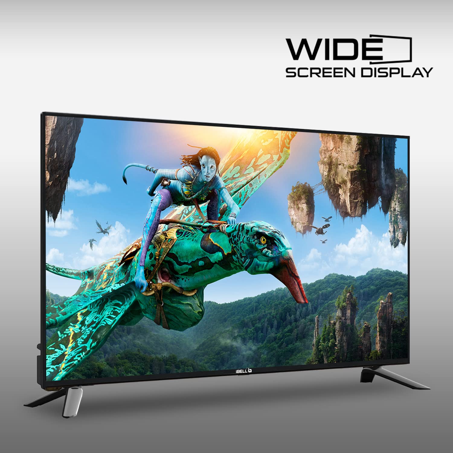 IBELL 32 Inch HD Ready Smart LED TV with Android 9.0, Crisp Display, Black