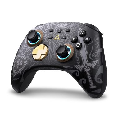 IINE RGB Wireless Pro Controller for Nintendo Switch Lite OLED with Headset Jack Turbo Macro Wake-Up Vibration