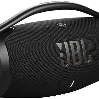 JBL Boombox 3 Black WiFi Bluetooth Portable Speaker IP67 Waterproof 50W (Renewed)