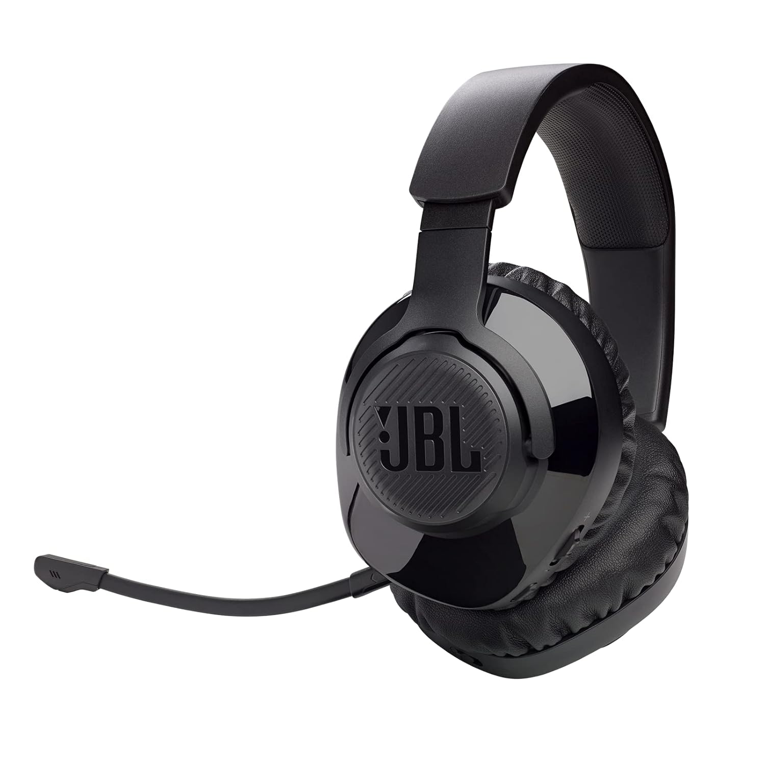 JBL Free WFH Black Over Ear Wireless Headset Lossless Noise Cancelling Mic 2.4GHz USB Dongle