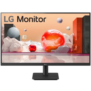 LG 27 Inch Full HD IPS Monitor 100Hz 99% sRGB Black Stabilizer Virtual Borderless Reader Mode HDMI VGA 27MS500