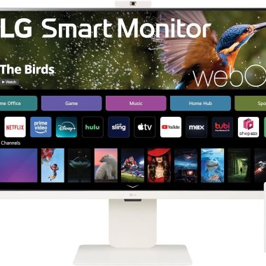 LG 32-inch 4K UHD Smart Monitor 32SR85U-W IPS Display with 90W USB-C PD White