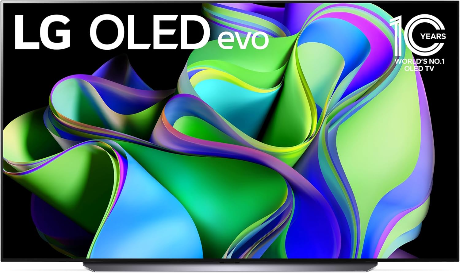 LG C3 83-Inch OLED evo 4K Smart Flat Wall Mount TV with Magic Remote Alexa 2023