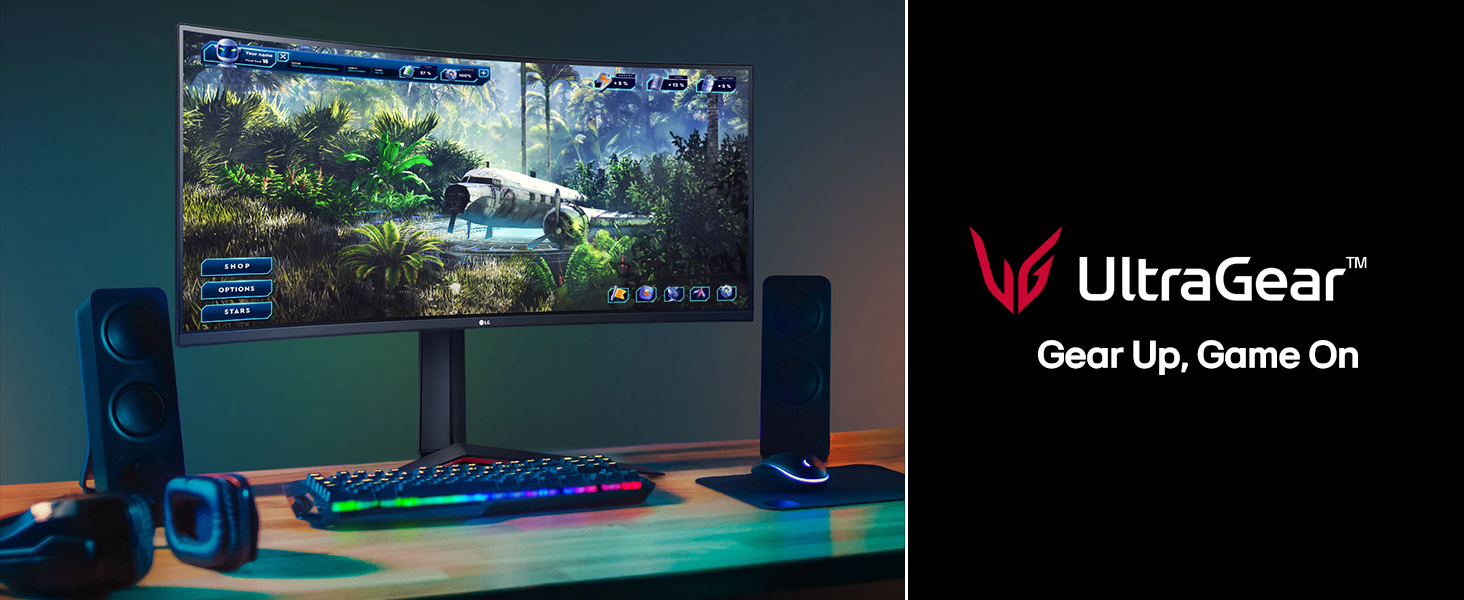 UltraGear 21:9 Curved WQHD Gaming Monitor