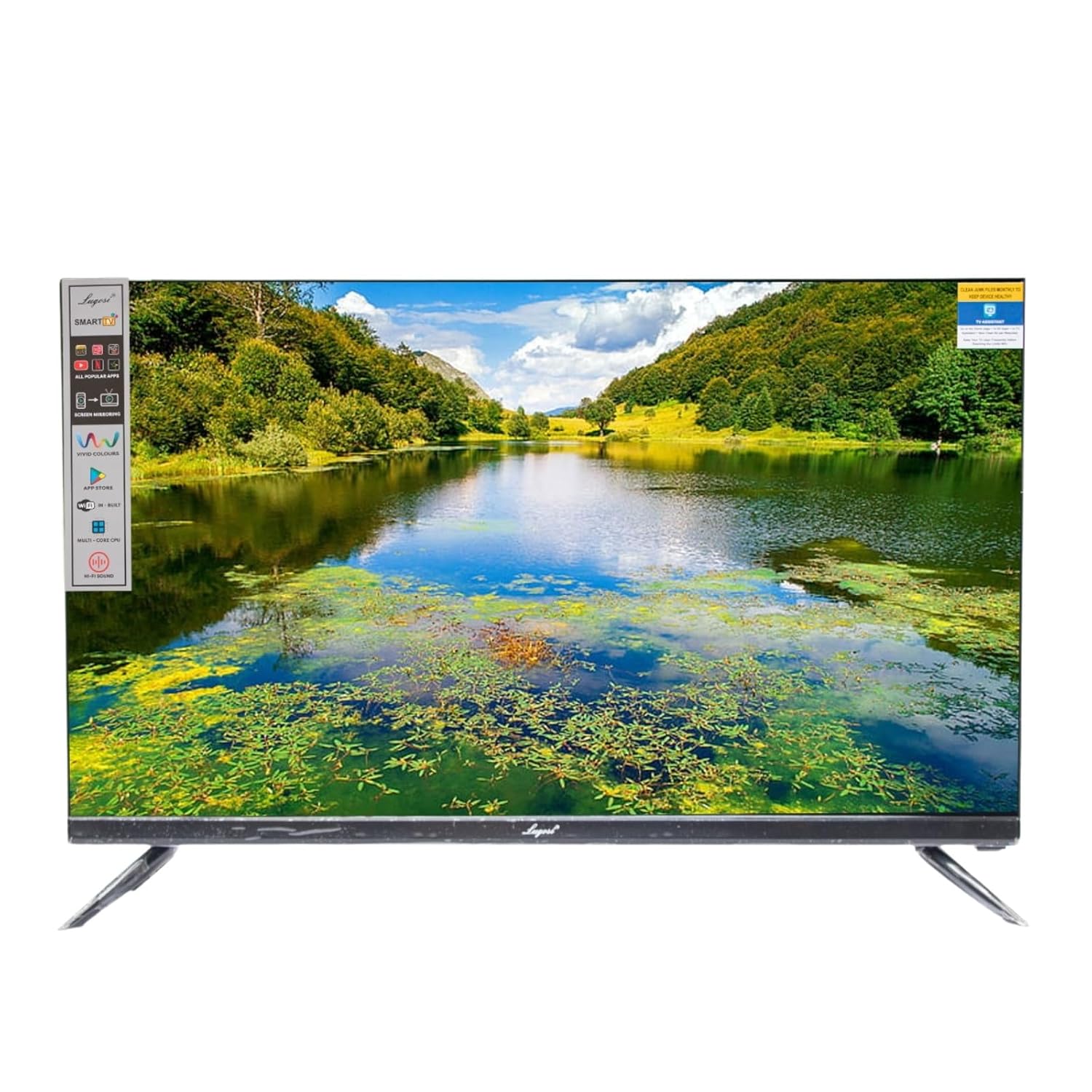 LUGOSI LU43S 43-inch Black Full HD 1920 x 1080 Smart LED TV