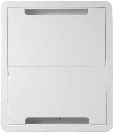 OnQ 17 Inch White Recessed In-Wall Dual Purpose Media Enclosure for TV and Cable Management