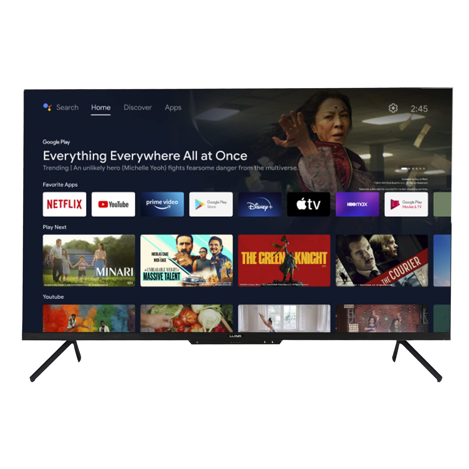 Lloyd 43 Inch Full HD Smart LED TV 43FS551E Black 109cm