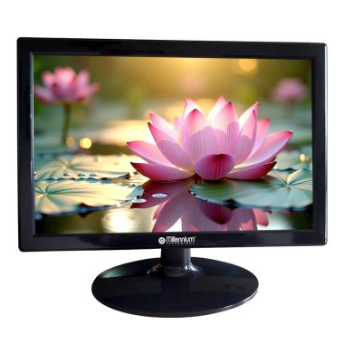 Millennium Technology 19 Inch HD LED Monitor with VGA HDMI, Wall Mountable, Slim Design