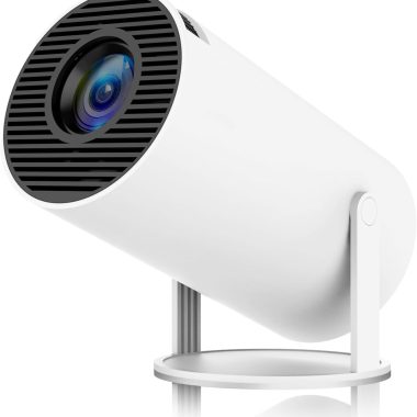 HY300 Portable Mini Projector 4K 1080P 160 ANSI Dual-Band WIFI6 5G Bluetooth Android 11 180° Rotatable Auto Keystone Correction