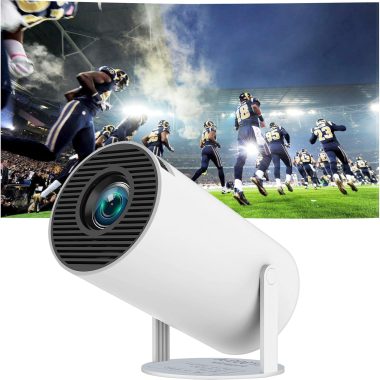 Upgraded HY300Pro Mini WiFi Bluetooth Portable Projector 4K Support 180° Rotatable