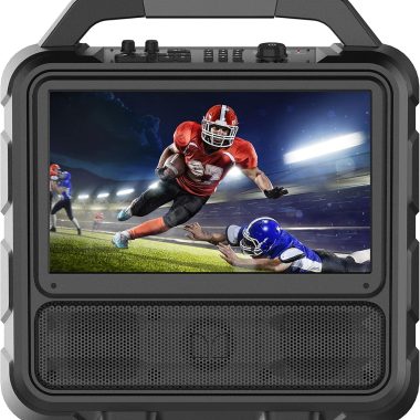 Monster Vision 15.6 Inch Portable Entertainment System 25 Hour Playback Two HDMI Ports