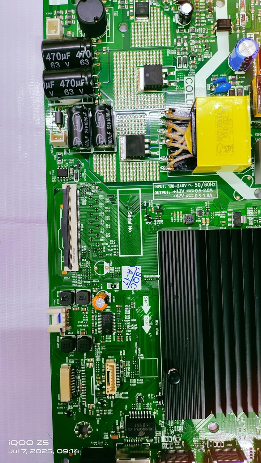 Motorola Android 4K LED TV Replacement Motherboard Main Board Combo