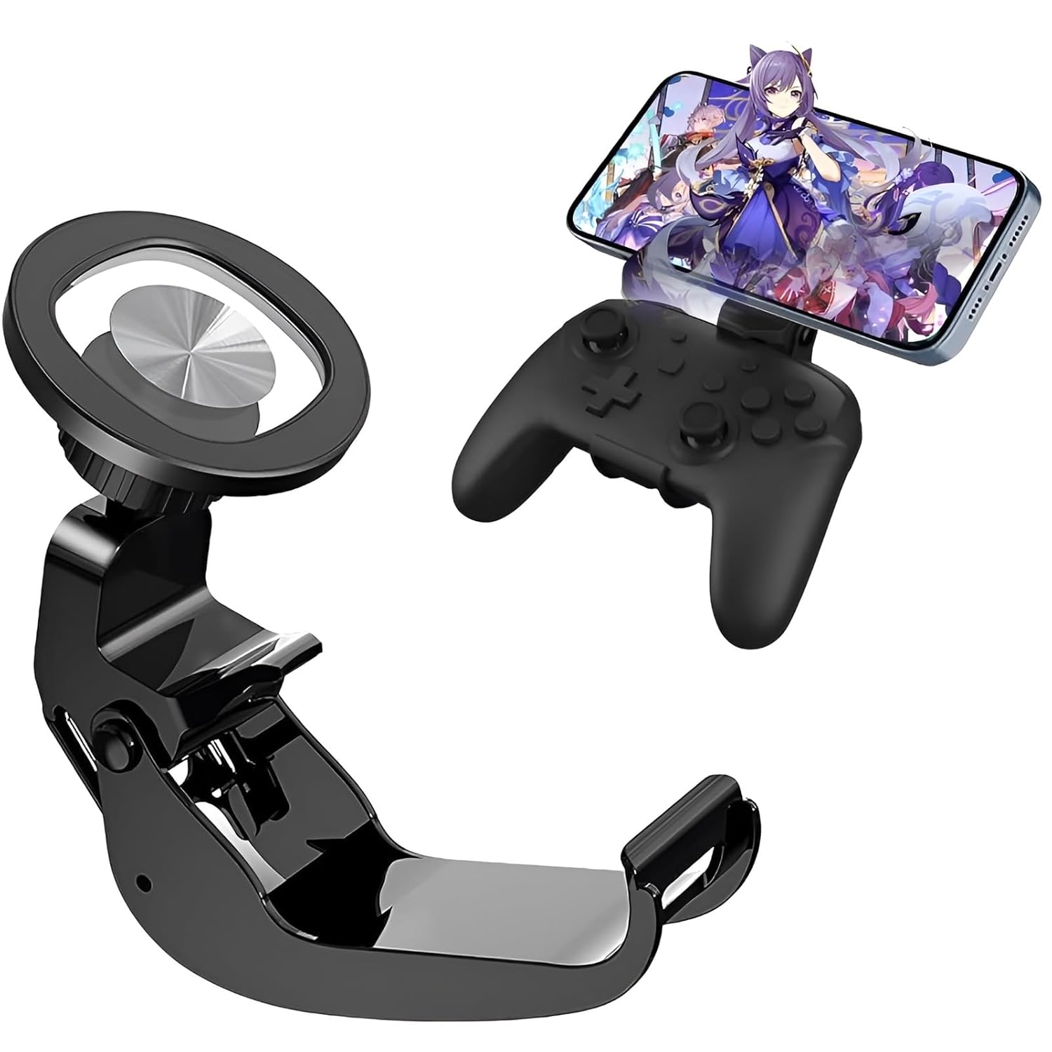Nintendo Switch Pro Controller Magnetic Phone Mount Bracket Clip MagSafe Compatible