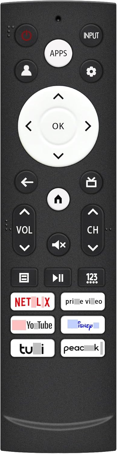 Hisense Smart Google TV ERF3M90H Replacement Remote Control for UHD 4K ULED Models