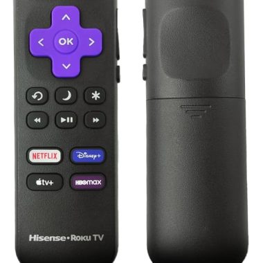 Hisense Roku TV Replacement Remote Control with Volume and Shortcut Buttons for Netflix Disney+ Apple TV HBO