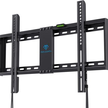 PERLESMITH Fixed TV Wall Mount Bracket 32-82 Inch LED LCD OLED TVs 132 lbs Capacity VESA 600x400mm