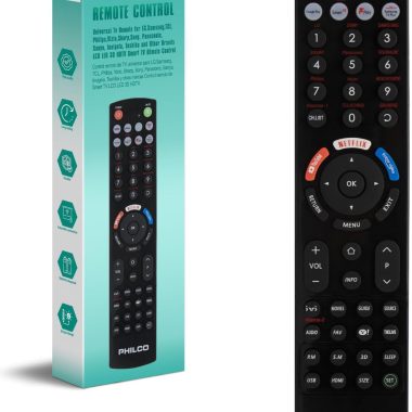 PHILCO Universal Smart TV Remote Control 10000 Device Compatibility Ergonomic Design