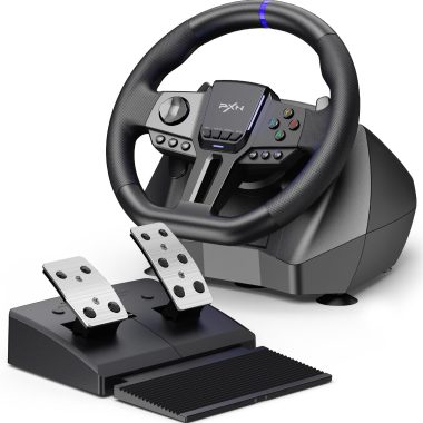 PXN V900 GEN2 Racing Wheel 270-900° with Pedals for PC, PS4, Switch, Xbox