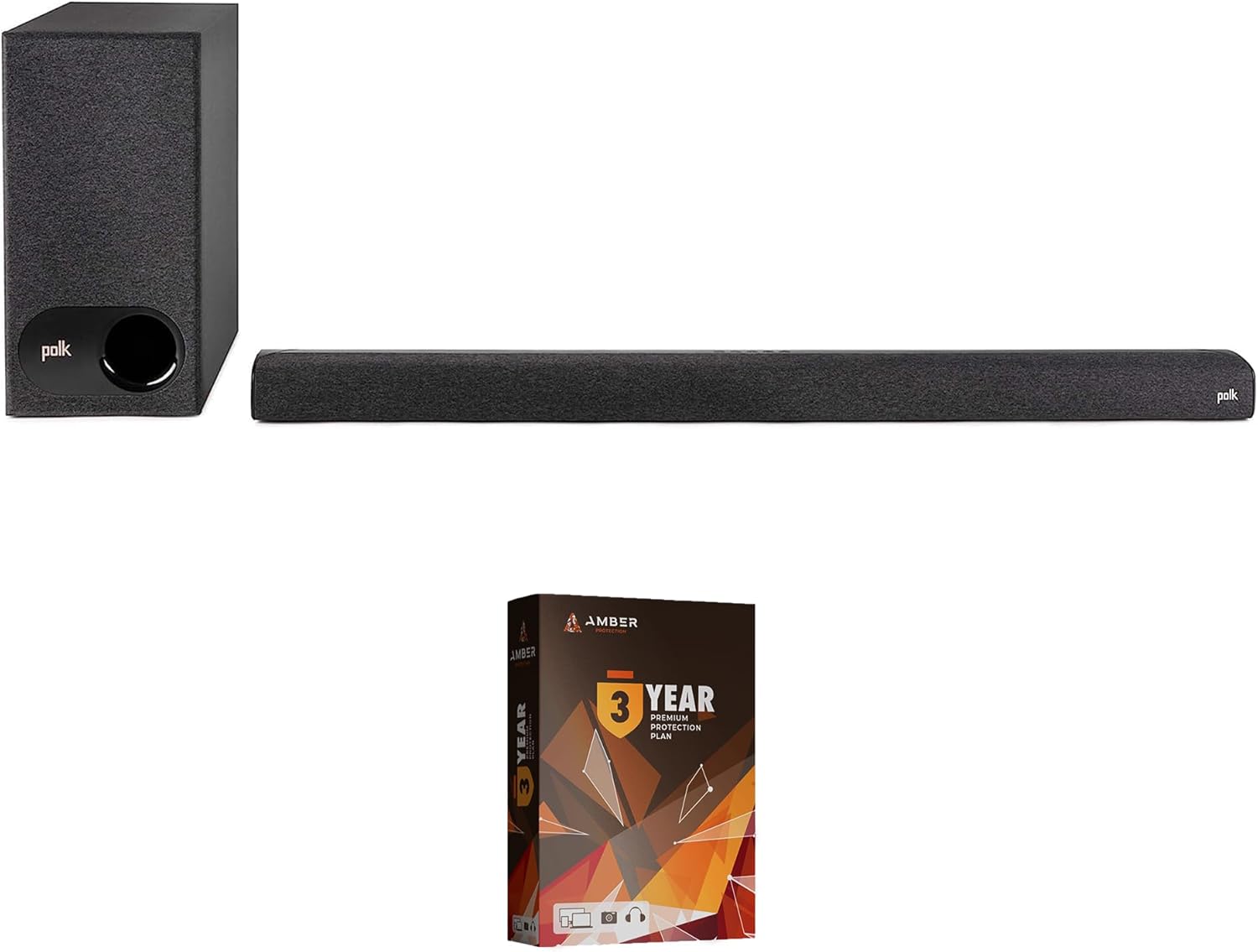 Polk Signa-S3 Universal Soundbar and Wireless Subwoofer Two Year Extended Coverage