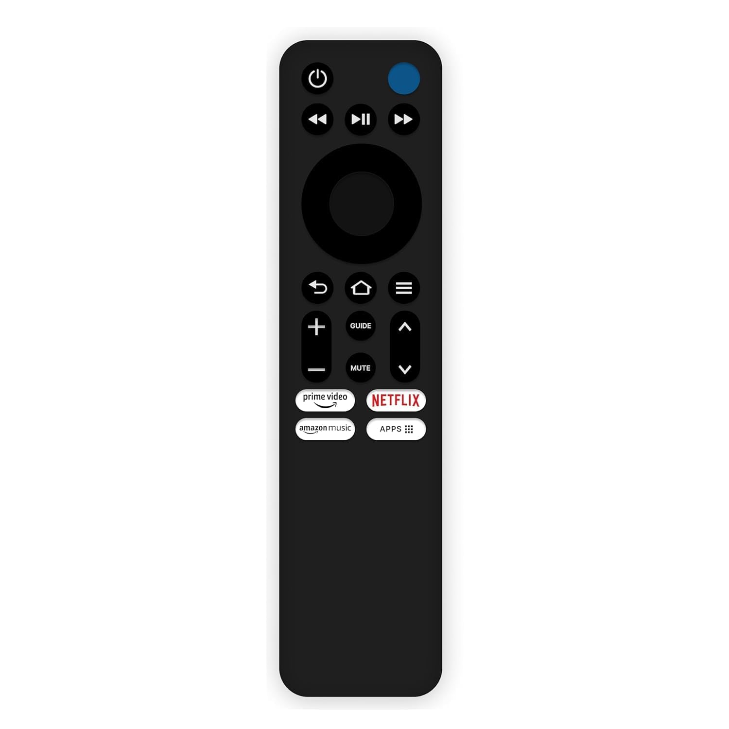 RAVIAD LED Smart TV Remote Control Black for Redmi Smart Fire TV Netflix Prime Video
