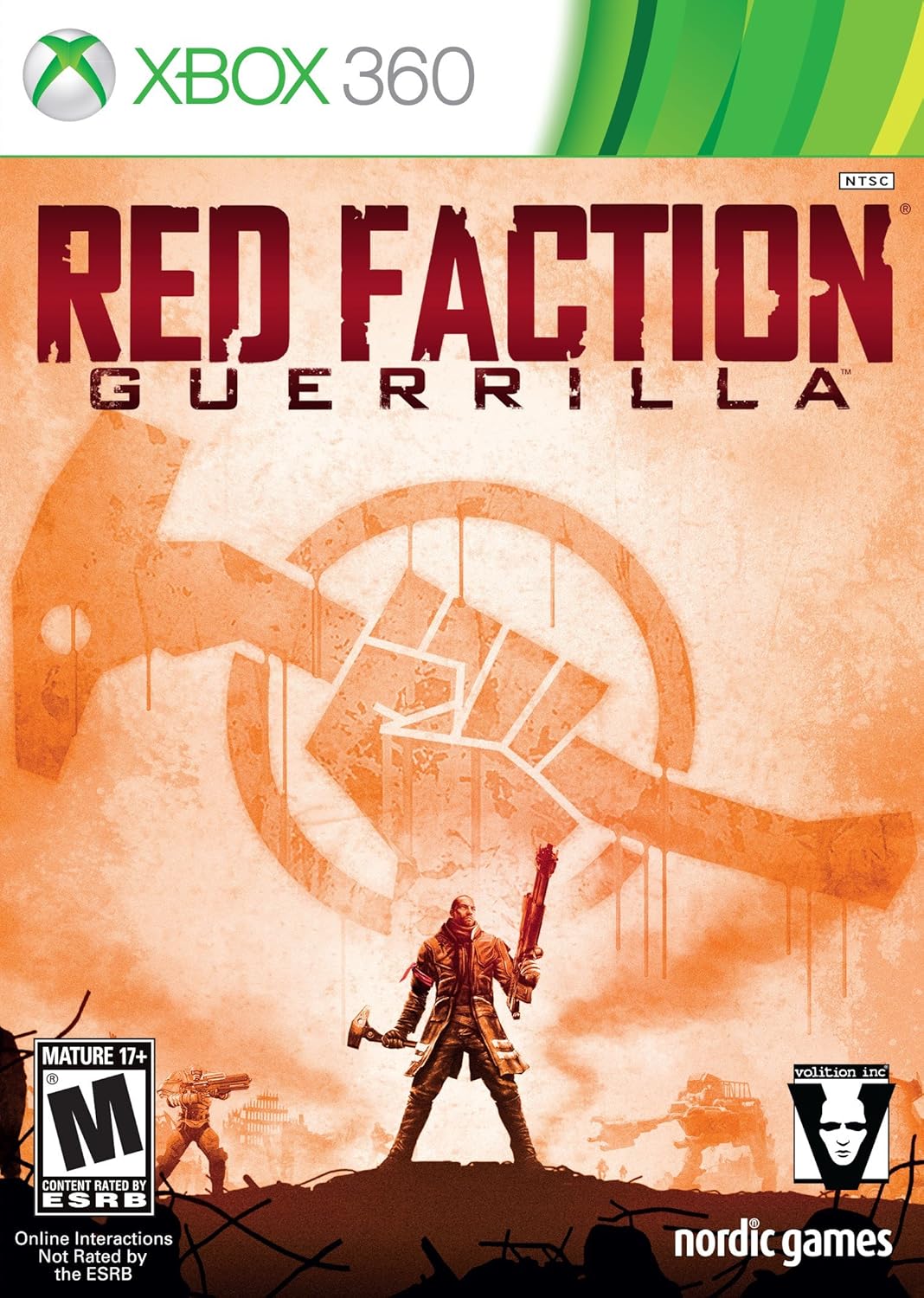 Red Faction Guerrilla Game for Xbox 360 Used Condition