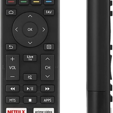 Replacement ERF3J80H TV Remote for Hisense 4K UHD Smart TVs with Shortcut Buttons