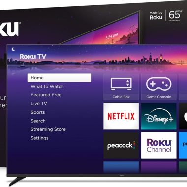 Roku 65-Inch QLED 4K Smart TV Pro Series with Voice Remote