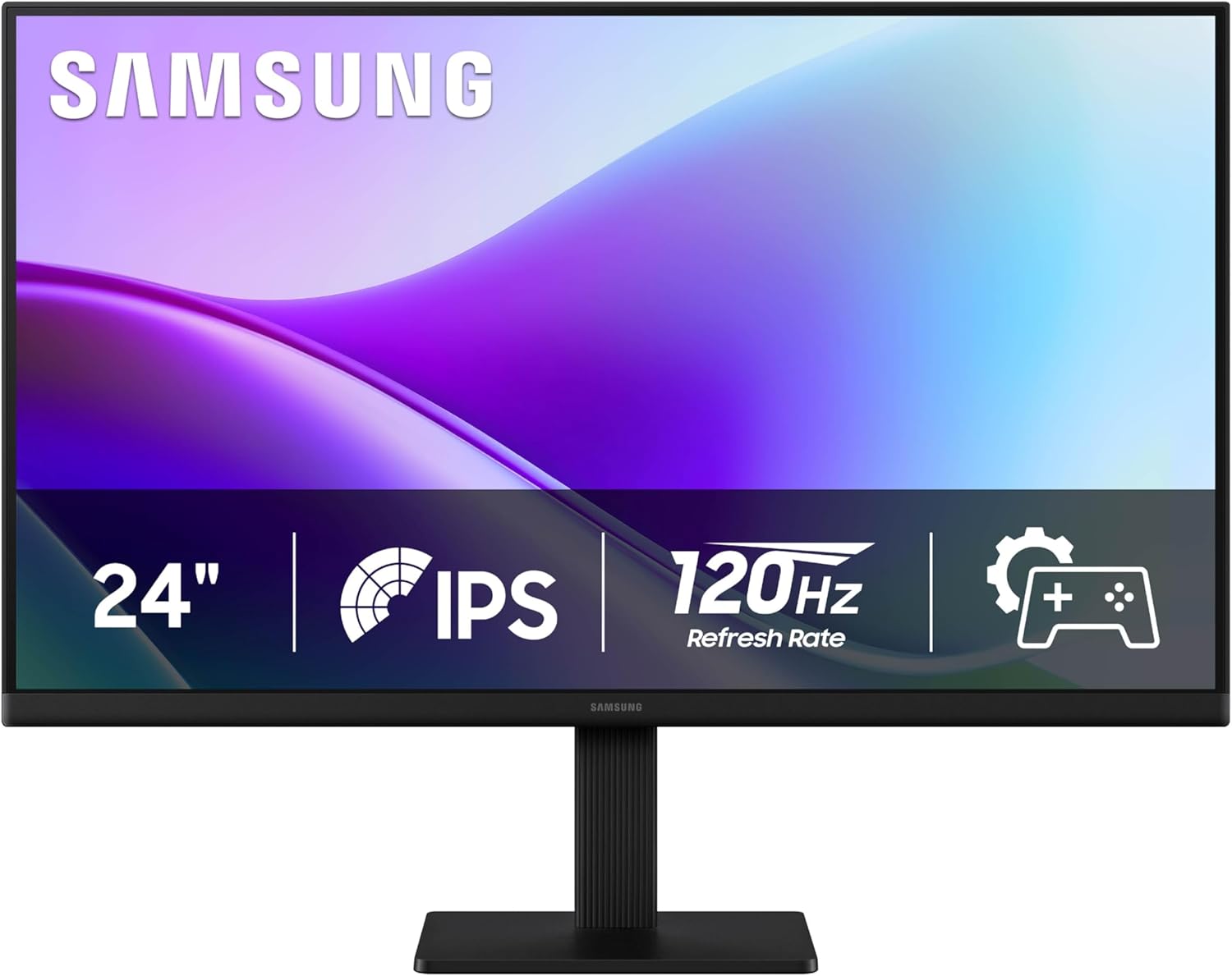 Samsung 24-inch 120Hz FHD IPS Gaming Monitor with Eye Saver Mode 2025