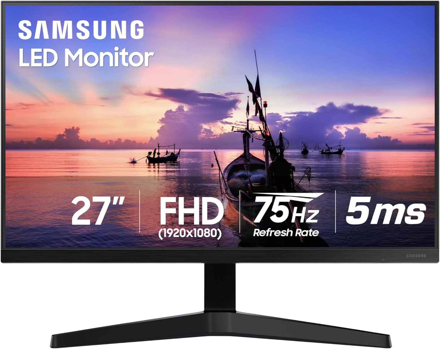 Samsung 27 Inch FHD 1080p IPS Computer Monitor with 75Hz Refresh Rate and AMD FreeSync