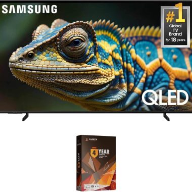 SAMSUNG 50 Inch QLED 4K Smart TV with Quantum HDR and Tilt Mount Kit