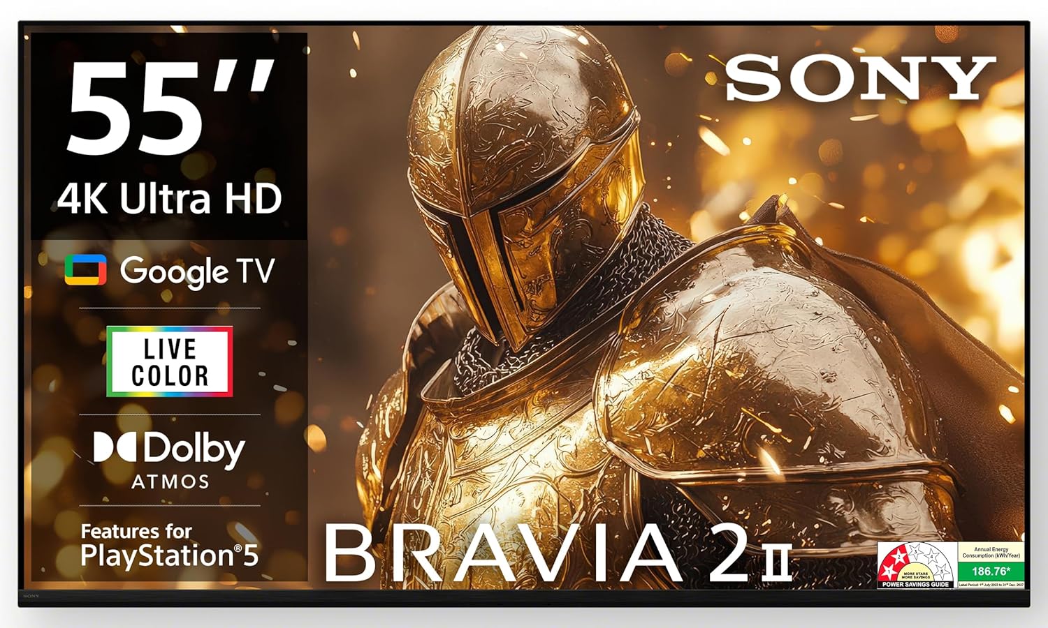 Sony BRAVIA 55 Inch 4K Ultra HD Smart LED Google TV K-55S25BM2 New