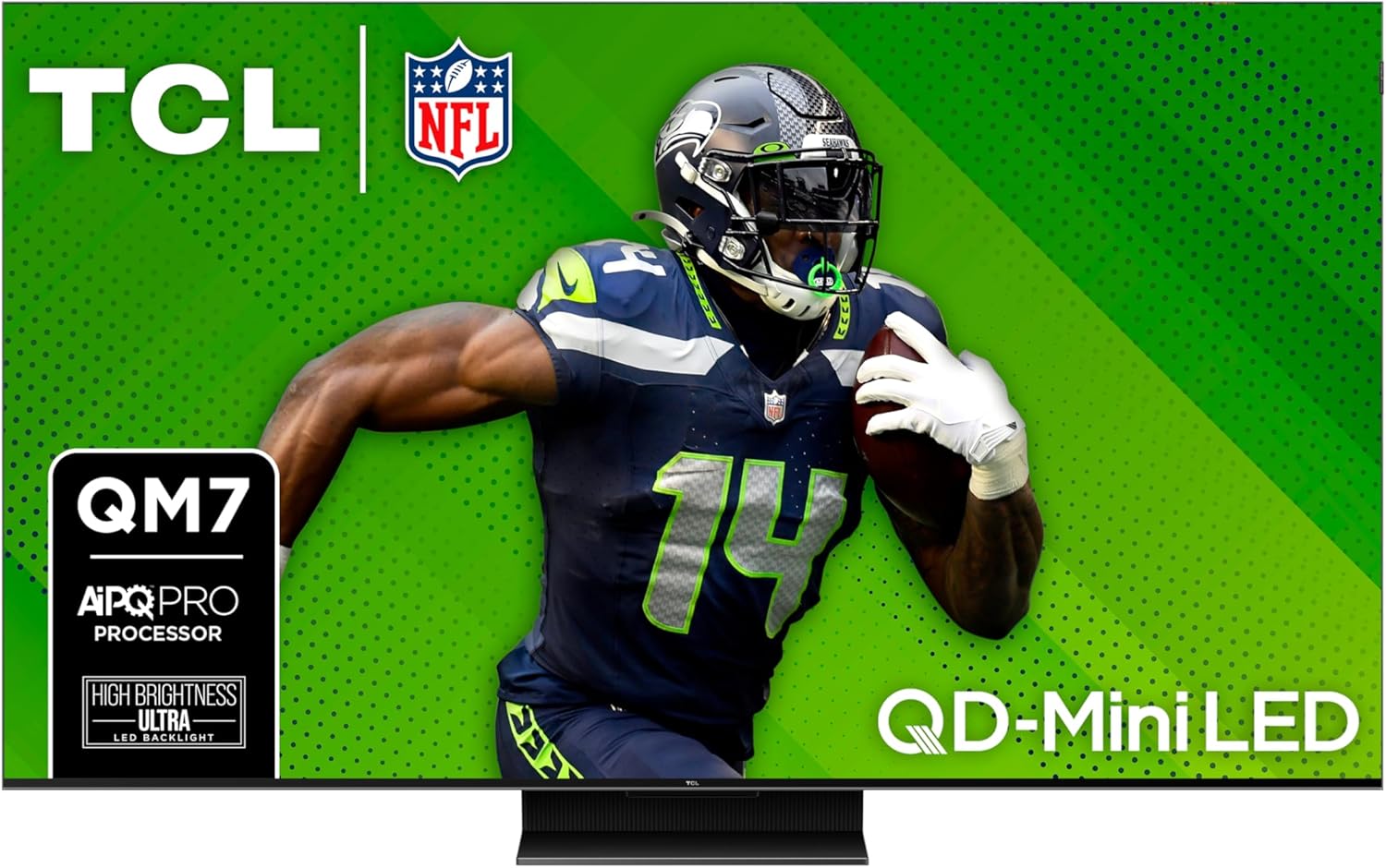 TCL 65QM7 QLED 4K Smart QD-Mini LED TV 65 Inch, 2024 Model, Dolby Vision IQ, 240Hz Gaming