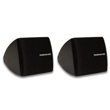 Goldwood TS30B Theater Solutions Surround Mountable Satellite Speaker Set, 2 Black Speakers