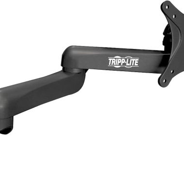 Tripp Lite Black Swivel Tilt Wall Mount with Arm for 13 to 27 Inch TVs and Monitors