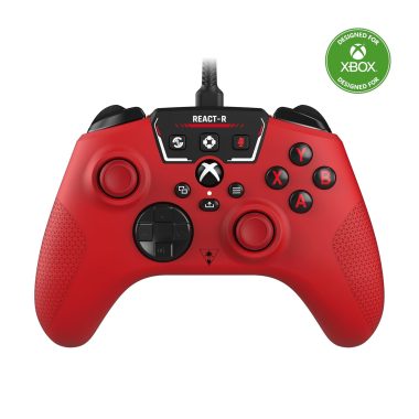Turtle Beach REACT-R Wired Controller for Xbox Series X|S, Xbox One, PC - Red