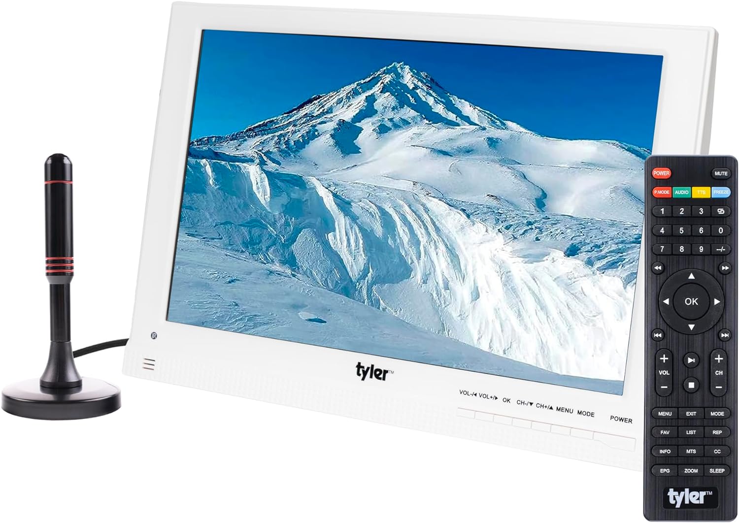 Tyler 13.3 Inch Portable LCD TV Monitor 1080P Rechargeable Battery HDMI SD USB