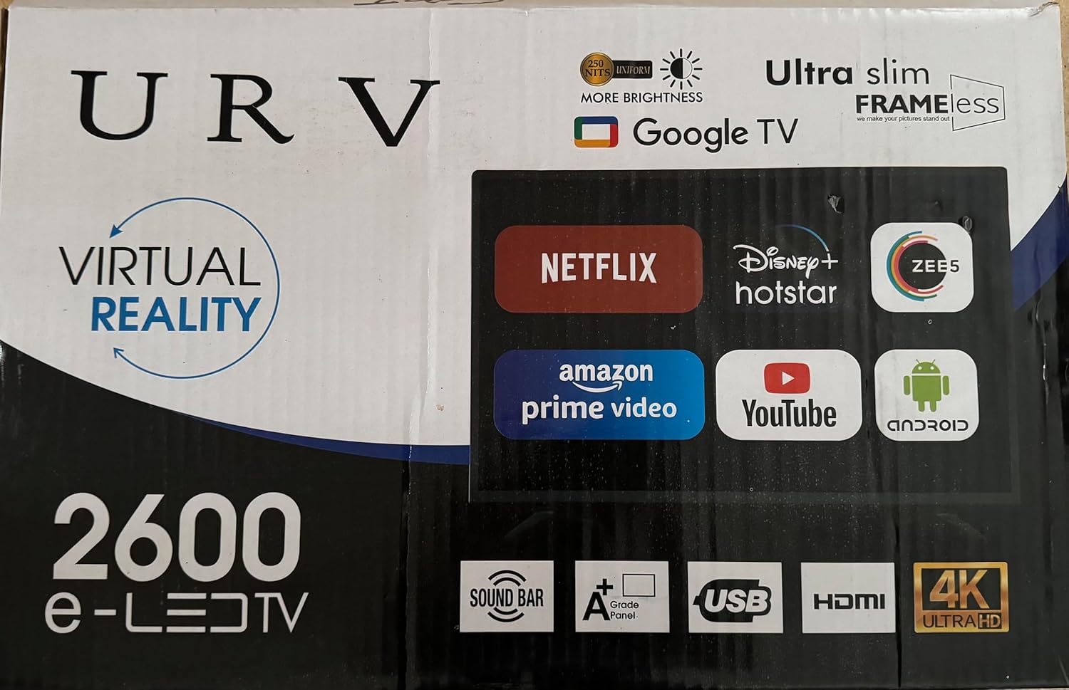 URV 24 Inch Smart TV Series Model 2025 New Condition