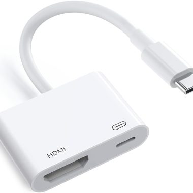 4K 60Hz USB-C to HDMI Adapter Digital AV Cable for iPhone 15/16 MacBook Pro Air iPad Samsung Galaxy Pixelbook