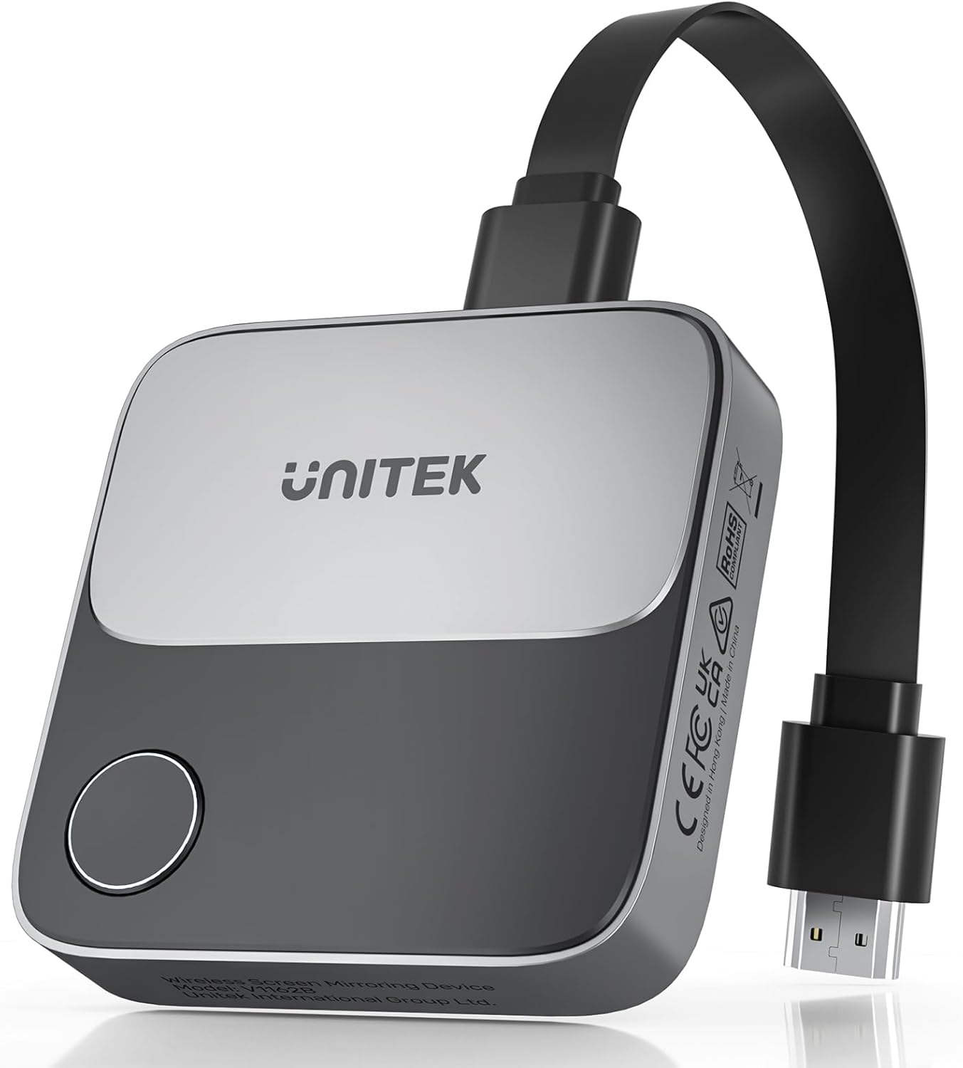 Unitek 4K Wireless HDMI Display Dongle Adapter Screen Mirroring Receiver 2.4G/5G for iOS Android Windows