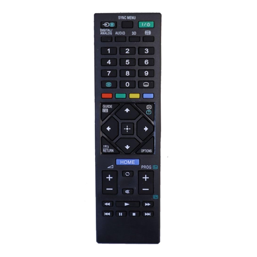 Upix URC121 Universal LCD/LED TV Remote Control Replacement for Sony Bravia Black