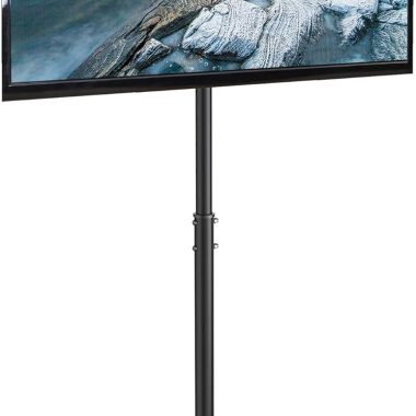 VIVO 13-50 Inch Portable Height Adjustable TV Floor Stand for LED LCD Plasma Screens