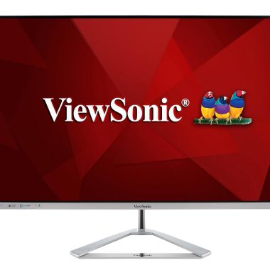 ViewSonic 32 Inch FHD IPS Monitor Frameless Design 75Hz HDMI DP VGA Dual Speakers 104% sRGB