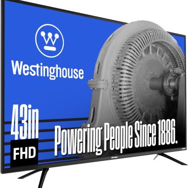 Westinghouse 43-inch FHD 1080p Smart LED TV with Xumo, Voice Remote, Apple HomeKit, Wi-Fi