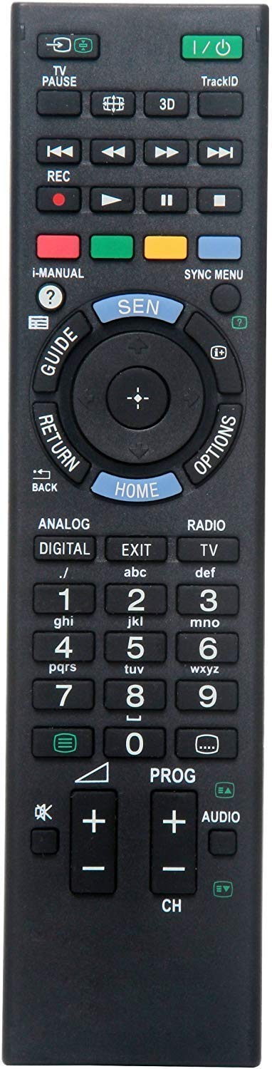 Wincase Compatible Remote for Sony Bravia LCD LED TVs Black