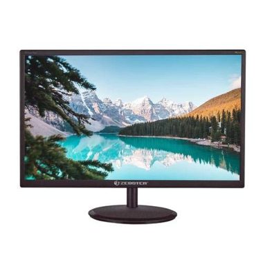 ZEBSTER 19 Inch HD LED Monitor with HDMI and VGA, Black