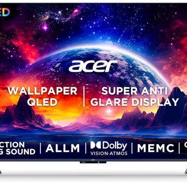 Acer 55 Inch 4K Ultra HD QLED Smart Android TV Metallic Grey AR55AR2851QD